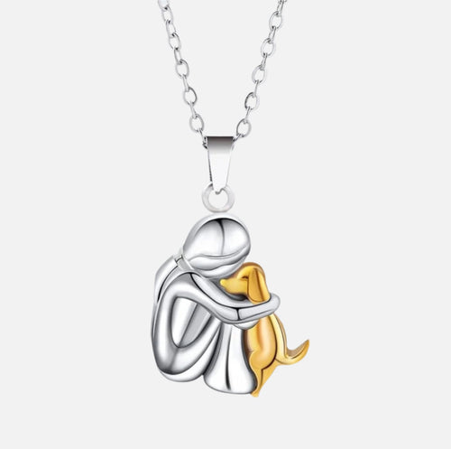 Olivia™ - Collier avec Pendentif en Forme de Chien