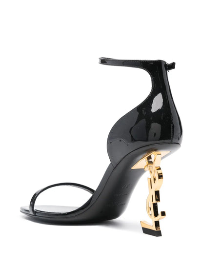 Opyum patent leather sandals, 85 mm