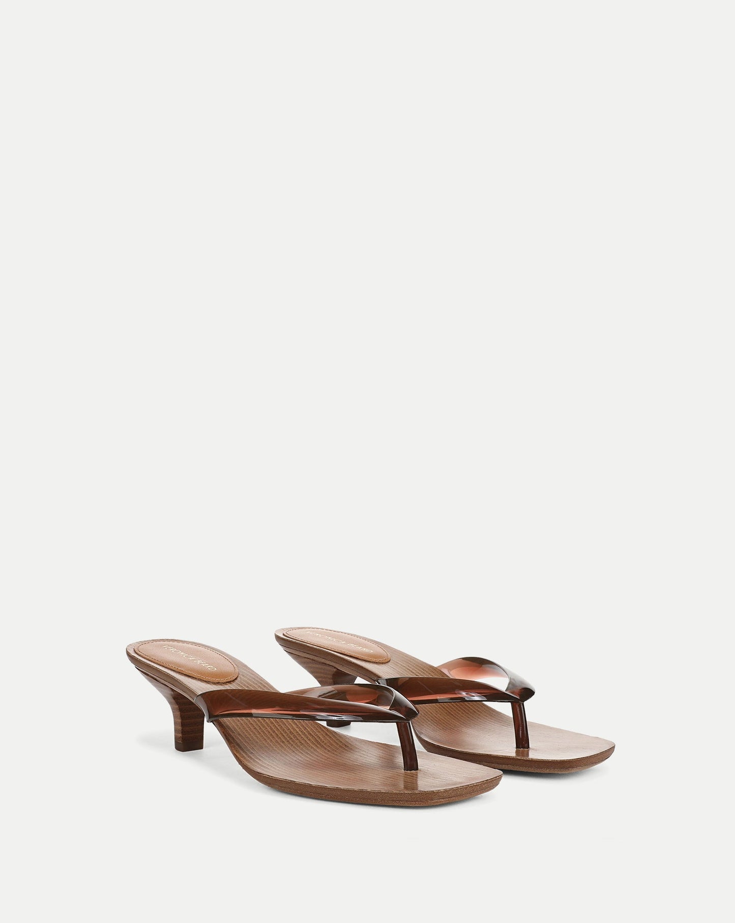 Clea Jelly Kitten-Heel Sandal