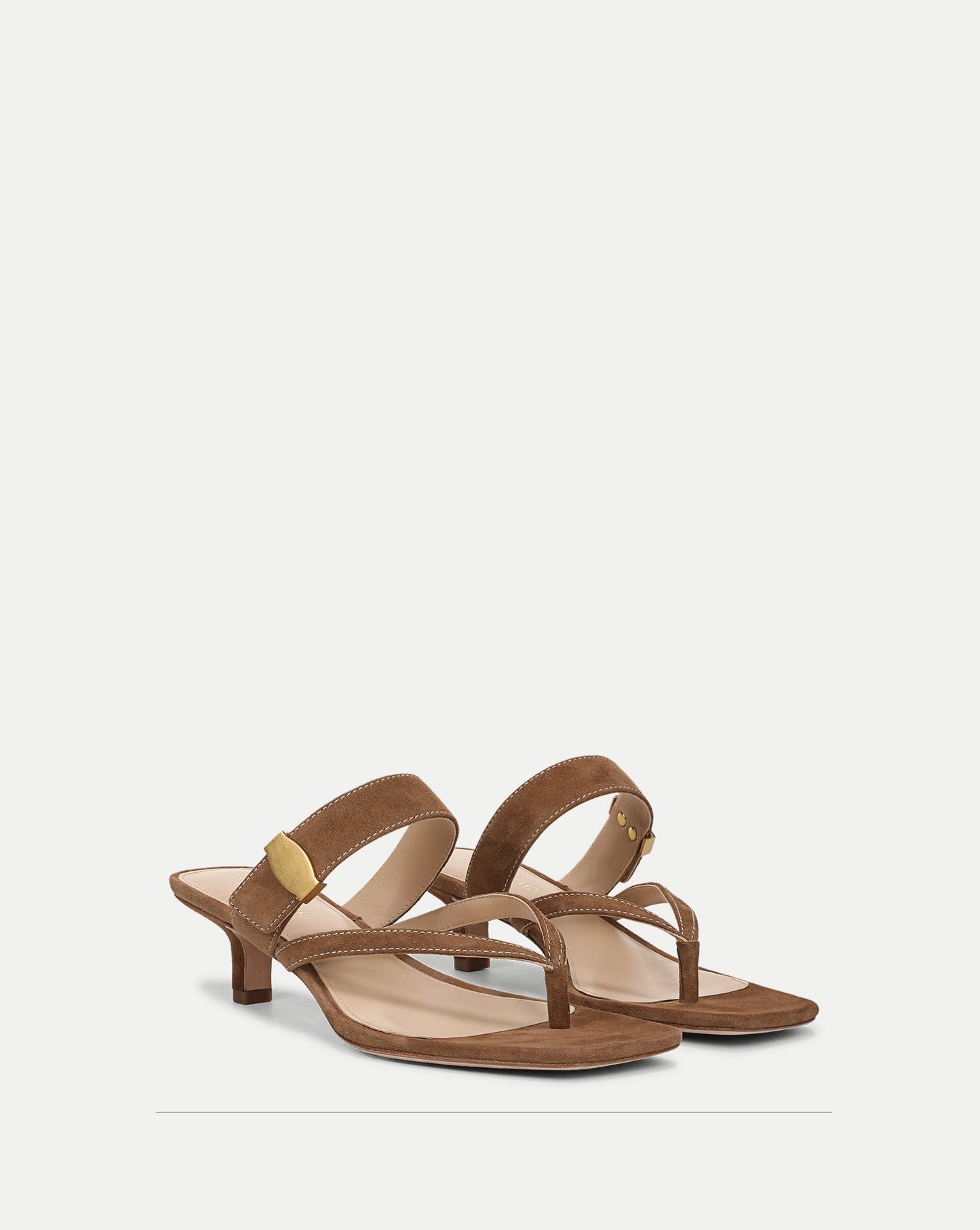 Salva Dash Kitten-Heel Sandal
