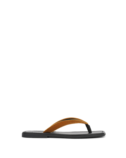 Clea Velvet Flip-Flop Sandal
