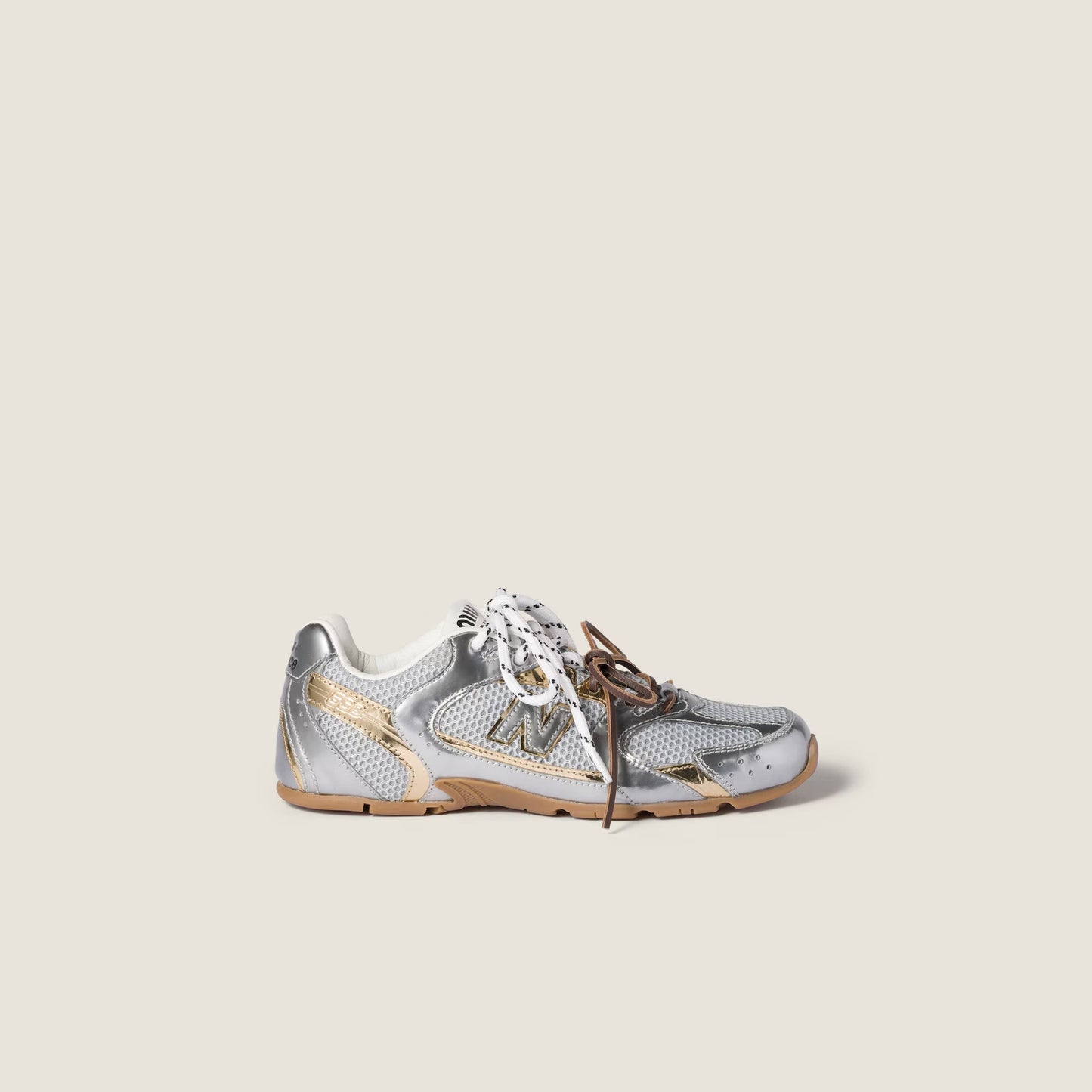 530 SL Runner – Leather and Mesh Metallic Edition