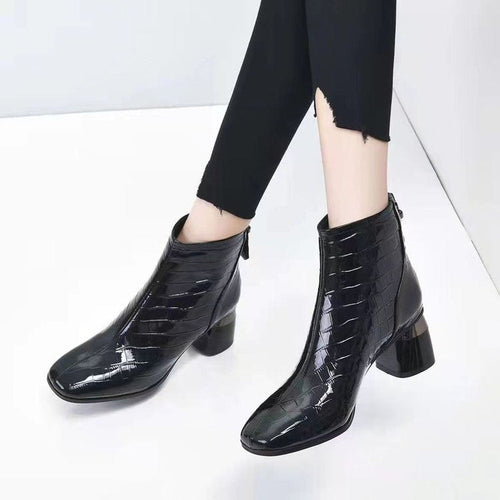 Orévelle | Bottines Élégantes à Talon Bloc