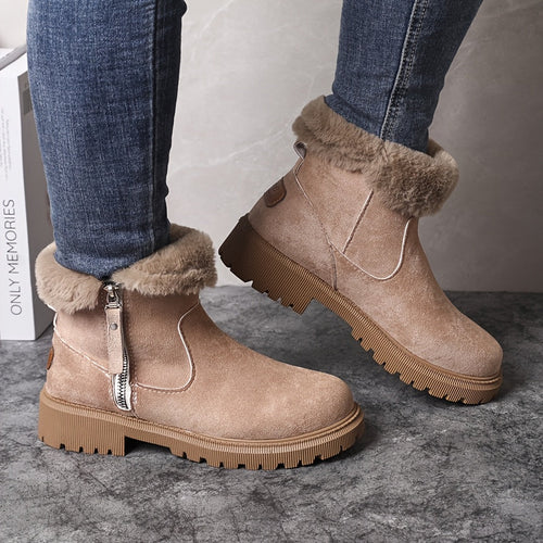 Maëlan | Bottines Chaudes à Doublure Confort